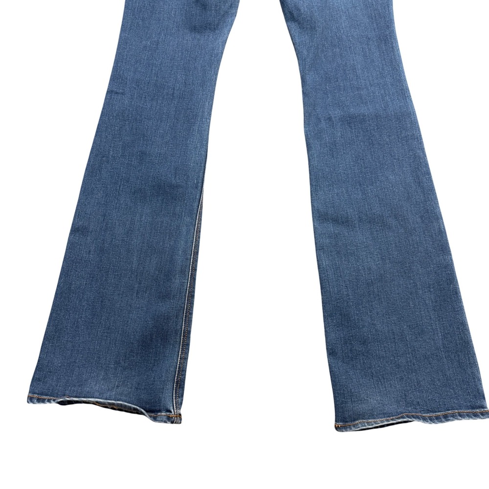 Old Navy Women's Micro-Flare Jeans Medium Wash Blue Size 0 - Picture 6 of 7